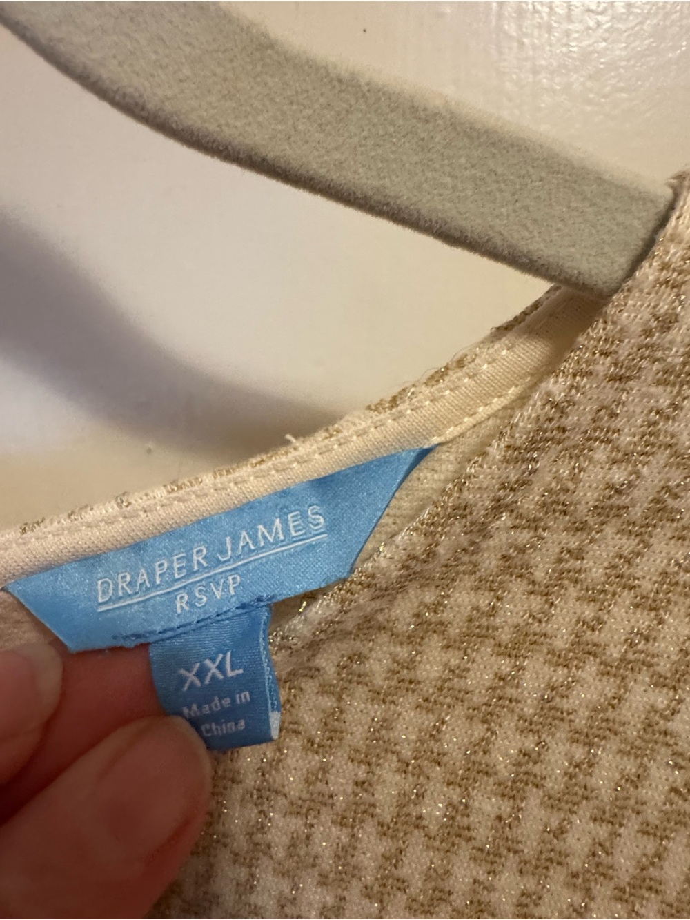 Draper James RSVP Metallic Houndstooth Tiered Ruffle Dress XXL - Picture 5 of 12